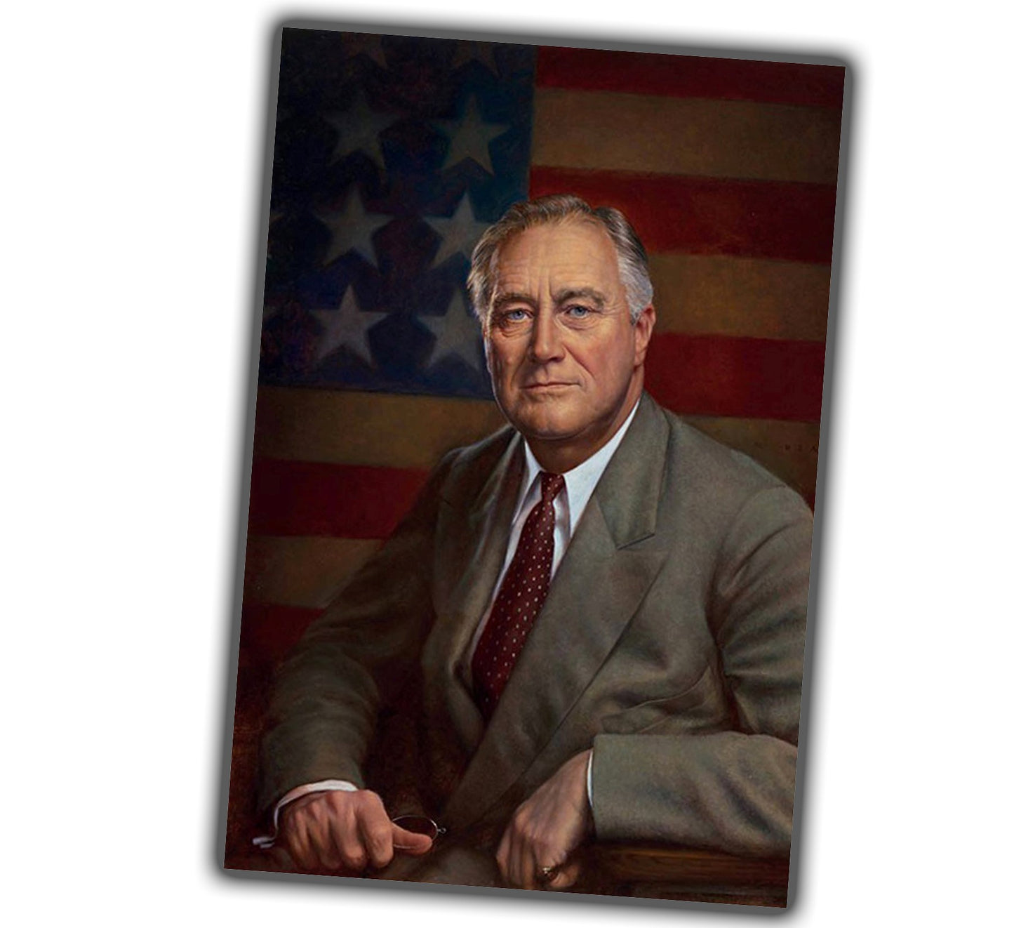 Franklin Delano Roosevelt vintage retro WW2 Photo Glossy 4*6 in A042