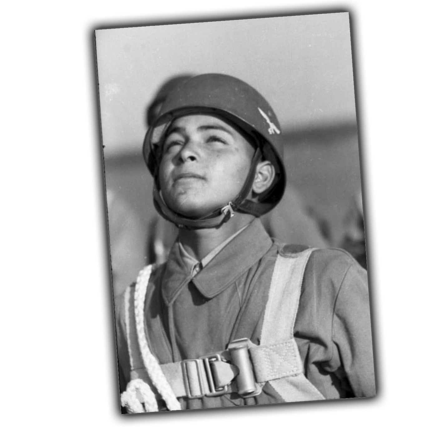 Airborne Paratroopers in military uniform vintage retro WW2 Photo Glossy 4*6 in A054