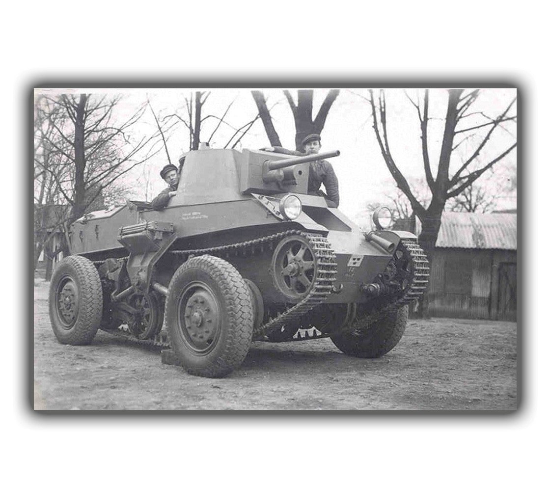 WWII armored car vintage retro WW2 Photo Glossy 4*6 in A057