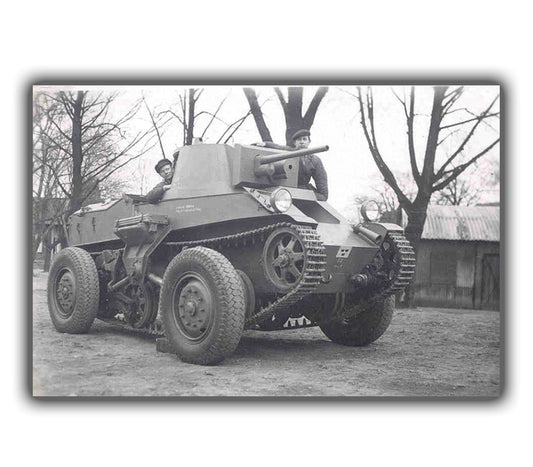 WWII armored car vintage retro WW2 Photo Glossy 4*6 in A057