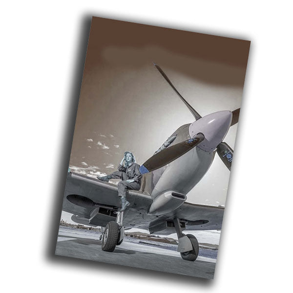 World War II combat fighter Photo Glossy 4*6 in D040