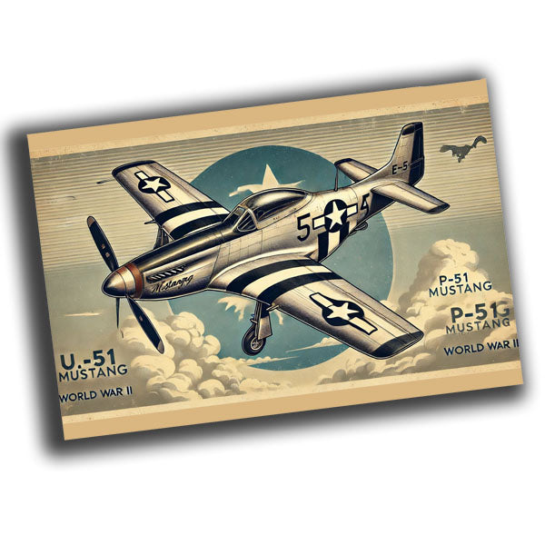 vintage-style illustration of a U.S WW2 Photo Glossy 4*6 in D004