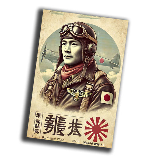 Japanese Kamikaze pilot from World War II WW2 Photo Glossy 4*6 in D005