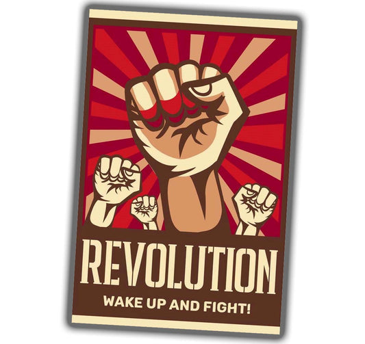 revolution wake up and fight Photo Glossy 4*6 in E 041