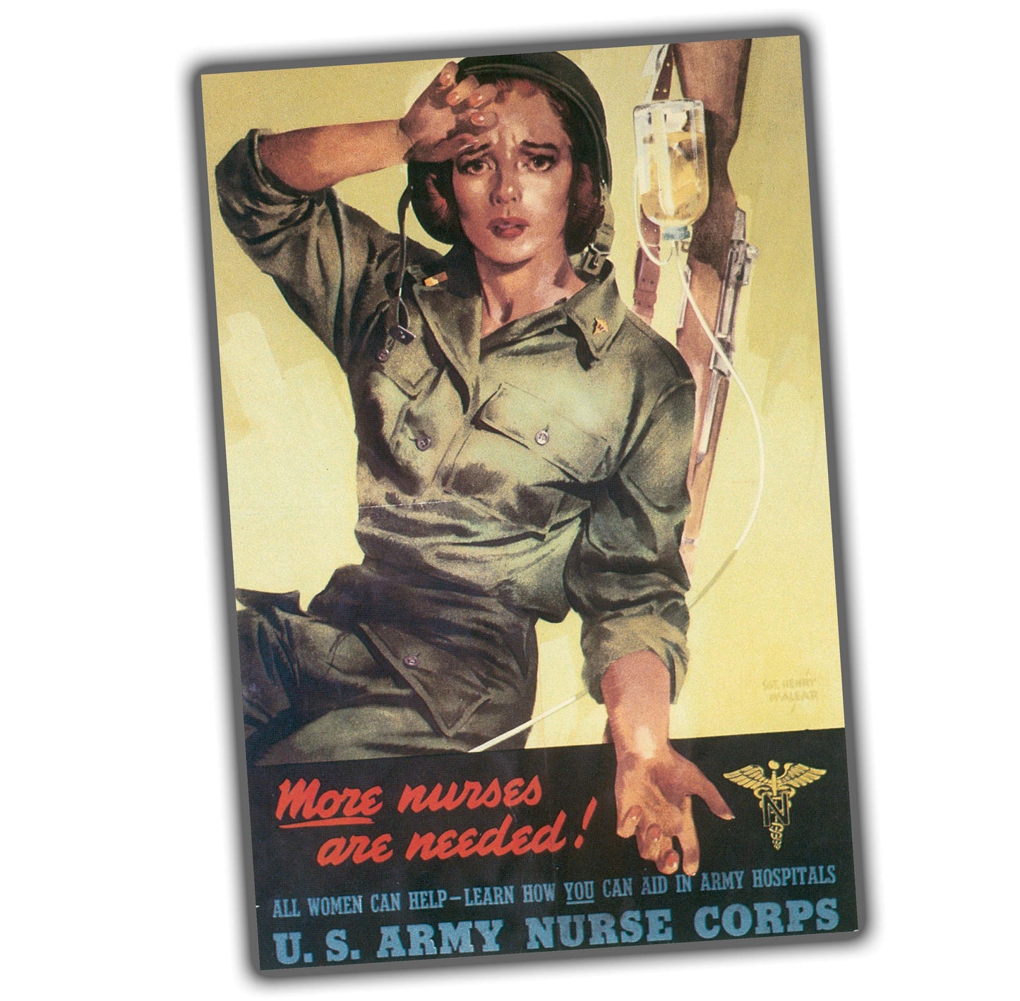 more nurses to Army need WW2 Photo Glossy 4*6 in F039