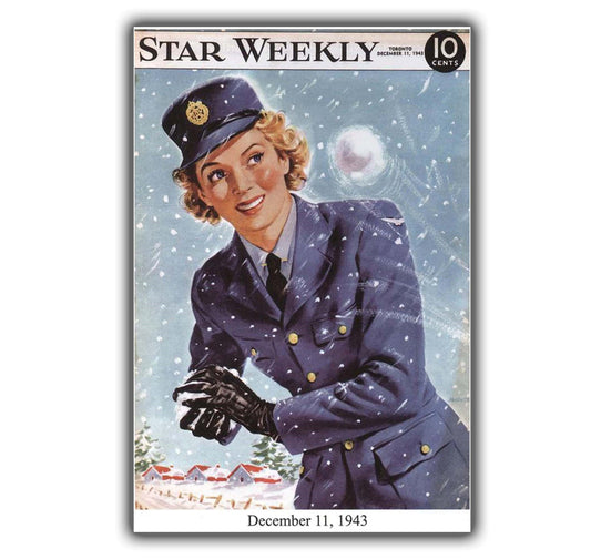 beautiful vintage retro classic photo of postal service woman  WW2 Photo Glossy 4*6 in F042