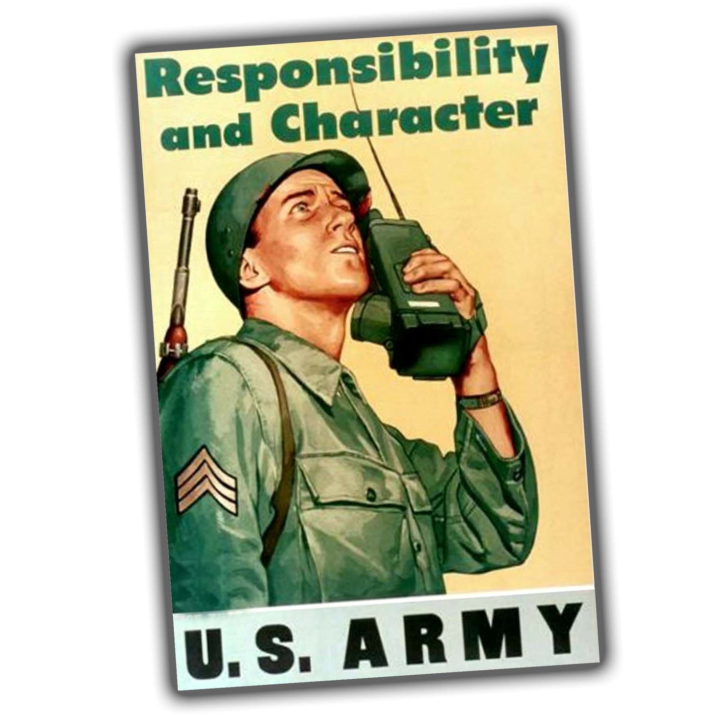Signalmen in the US Army WW2 Photo Glossy 4*6 in F043