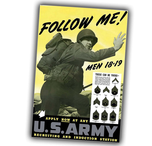 Follow me U.S. Army WW2 Photo Glossy 4*6 in F046