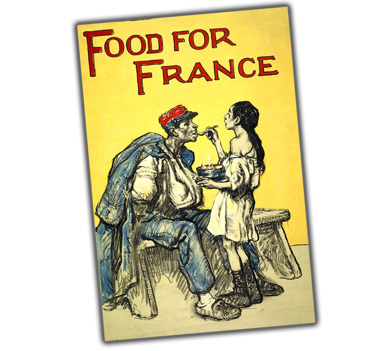 Food for France  WW2 Photo Glossy 4*6 in F047