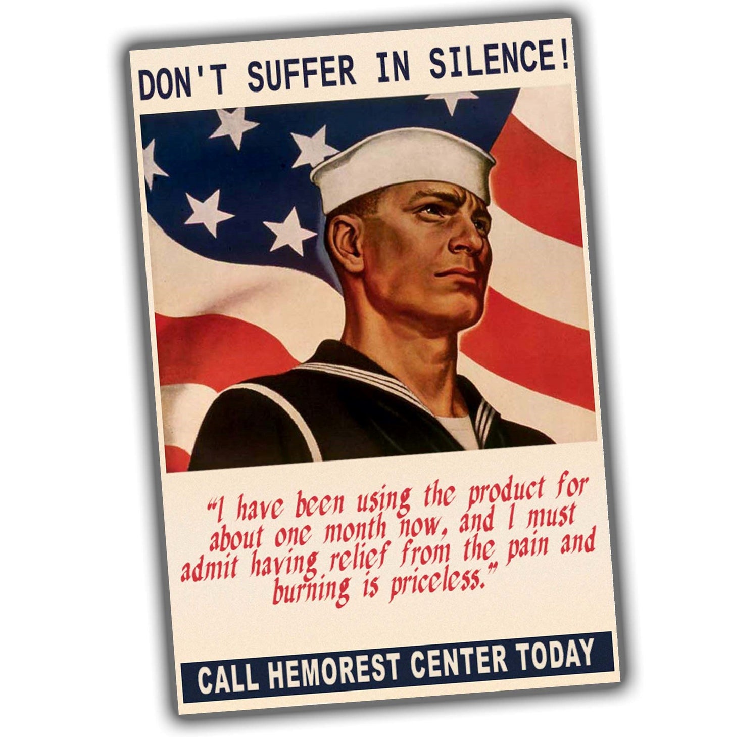don't suffer in silence WW2 Photo Glossy 4*6 in F050