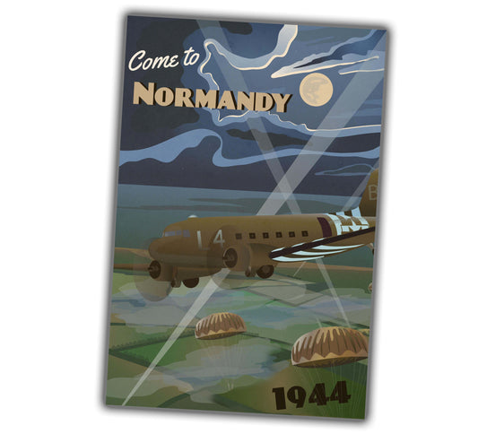 Normandy vintage classic retro picture from WW2 Photo Glossy 4*6 in G043