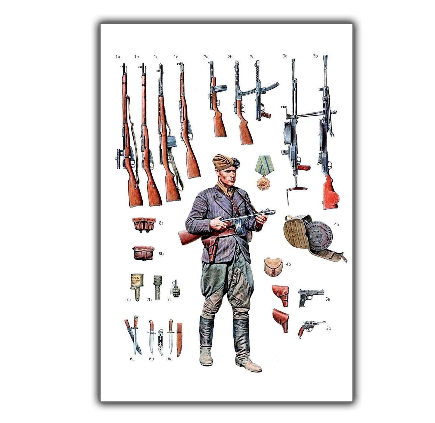 German officer's uniform and equipment WW2 Photo Glossy 4*6 in H035