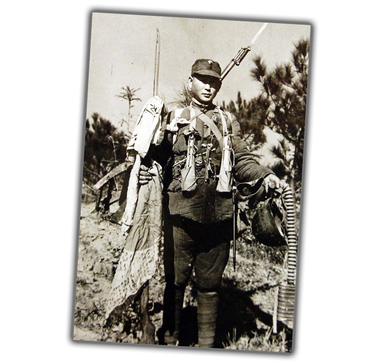 vintage retro photo classic asian warrior  WW2 Photo Glossy 4*6 in H047