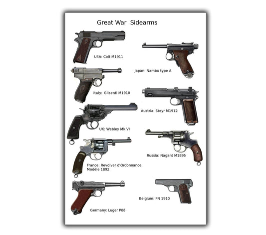 pistols WW2 Photo Glossy 4*6 in I034