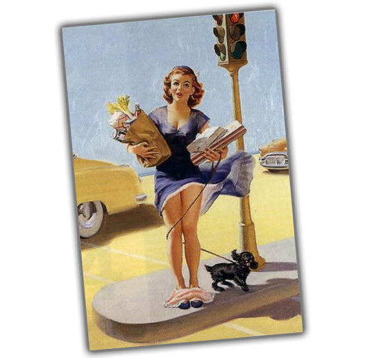 classic retro vintage pinup woman picture WW2 Photo Glossy 4*6 in J038