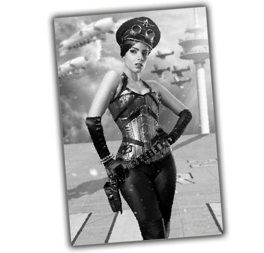 vintage classic retro style woman WW2 Photo Glossy 4*6 in J056