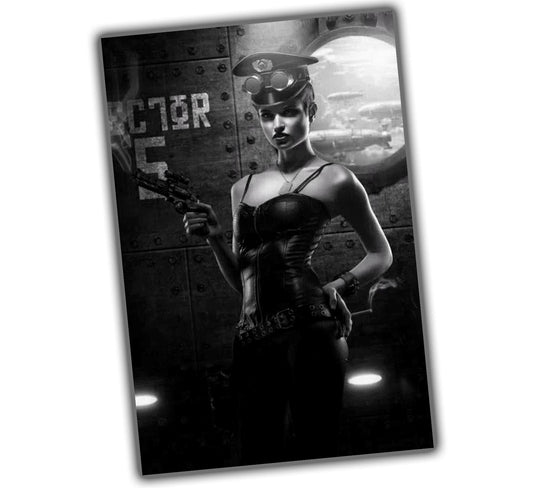 vintage classic retro style woman  WW2 Photo Glossy 4*6 in J058