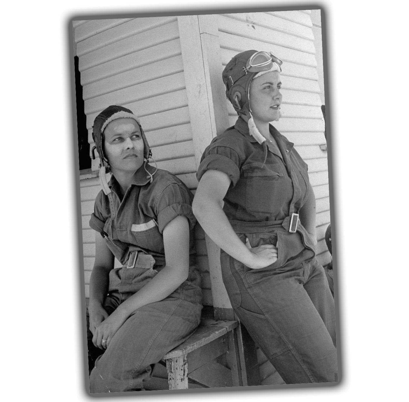 women classic vintage pilots WW2 Photo Glossy 4*6 in K038