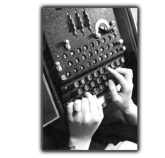 classic vintage cipher machine Enigma Germany WW2 Photo Glossy 4*6 in K040